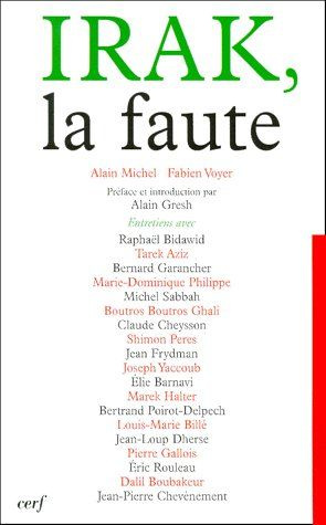 Irak, la faute