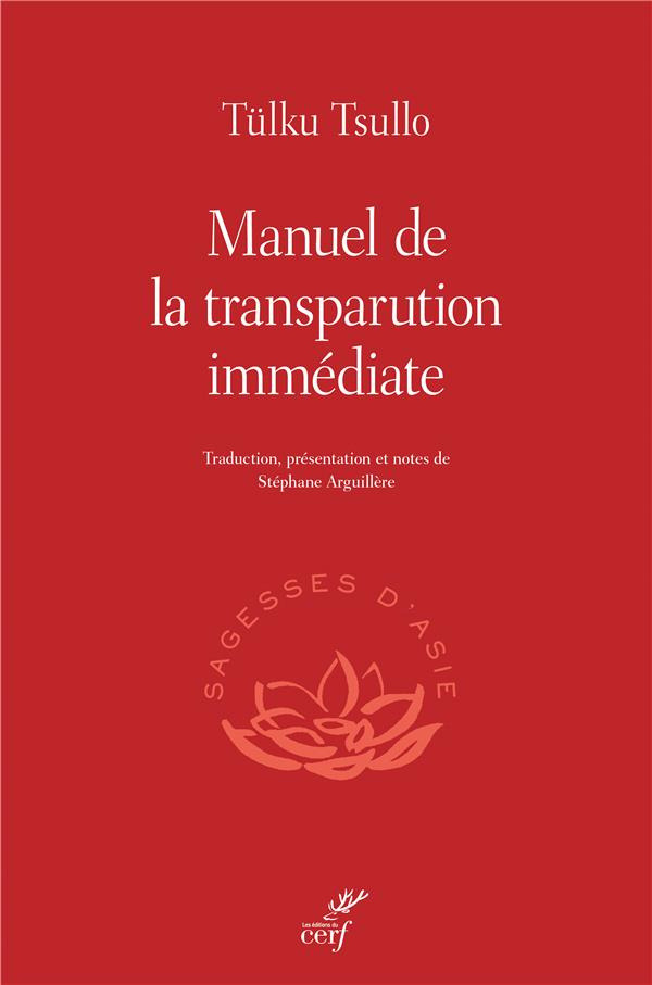 Manuel de la transparution immédiate