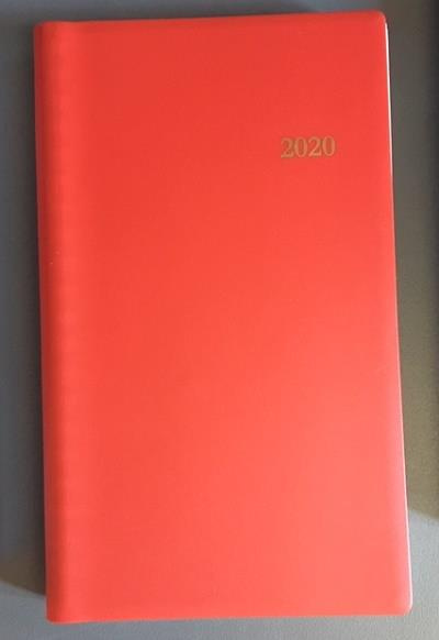 L'agenda du chretien 2020. rouge