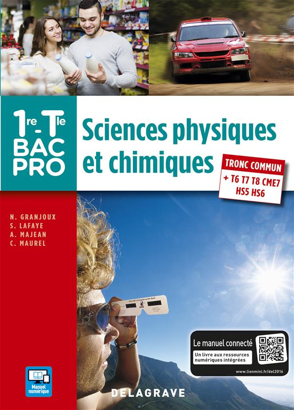SCIENCES PHYSIQUES ET CHIMIQUES 1RE,TLE BAC PRO (2016) - POCHETTE ELEVE - TRONC COMMUN ET SPECIALITE