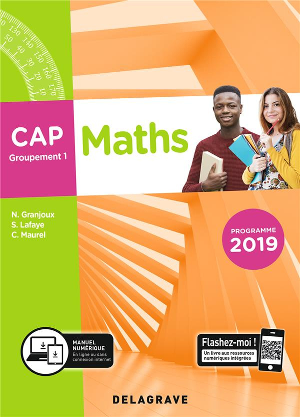 Maths CAP groupement 1. Pochette élève, Edition 2019