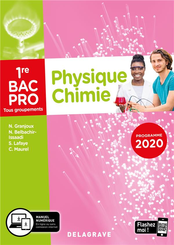 Physique-Chimie 1re Bac Pro tous groupements. Pochette élève, Edition 2020