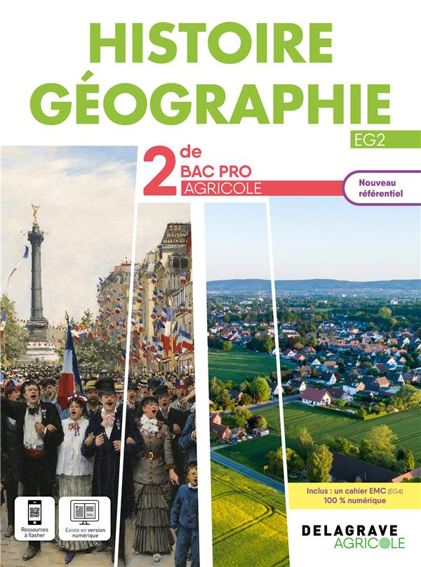 Histoire-Géographie 2de Bac Pro agricole. Edition 2023