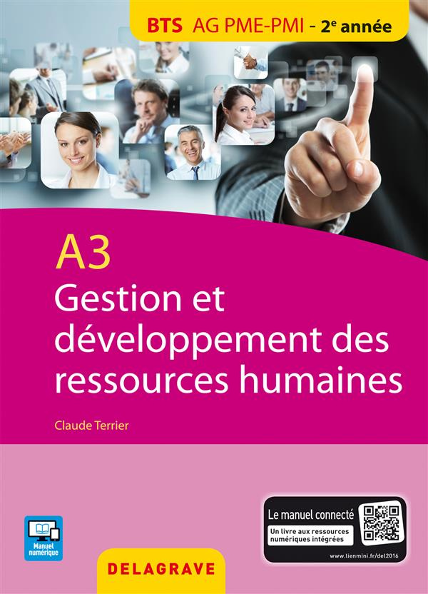A3 gestion et développement des RH. BTS AG PME-PMI élève