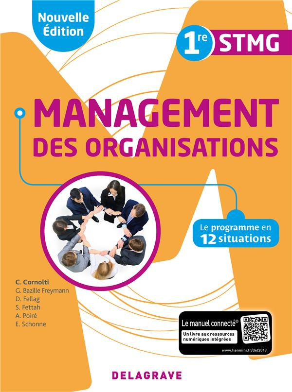Management des organisations 1re STMG. Pochette élève, Edition 2018