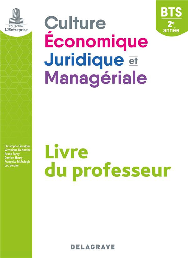 Culture économique juridique et managériale BTS 2e année