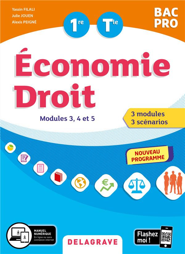 Economie-droit 1re Tle Bac Pro. Pochette élève, Edition 2020