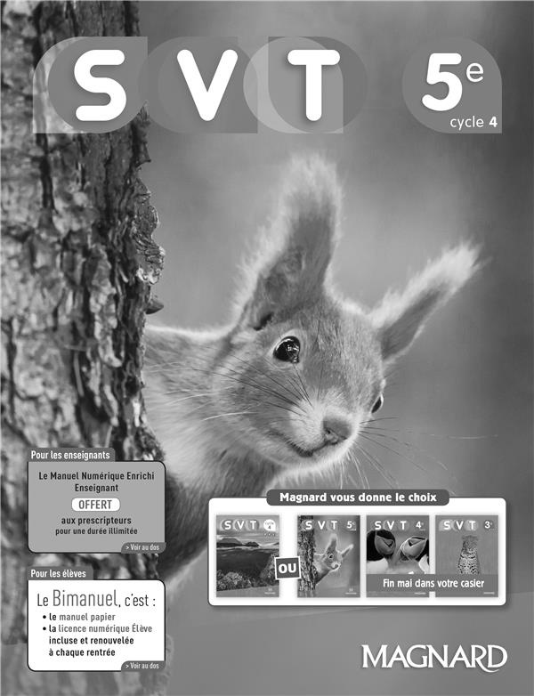 SVT 5e Cycle 4. Livre du professeur, Edition 2017