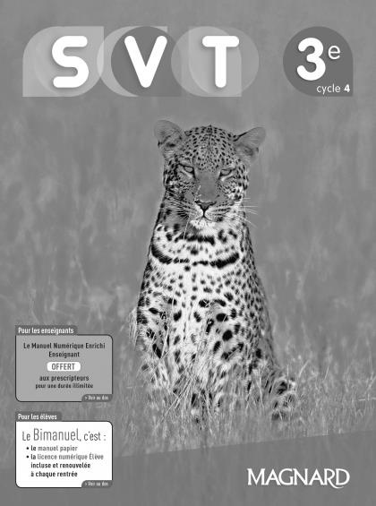 SVT 3e. Livre du professeur, Edition 2017