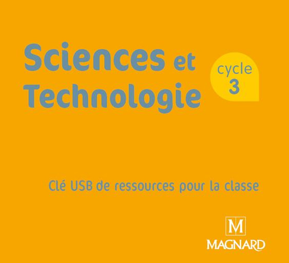 SCIENCES ET TECHNOLOGIE 6E (2018) - CLE USB RESSOURCES NUMERIQUES