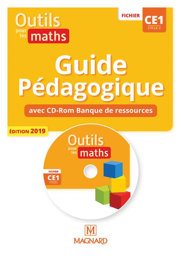 Outils pour les maths CE1 cycle 2. Guide pédagogique, Edition 2019, avec 1 CD-ROM