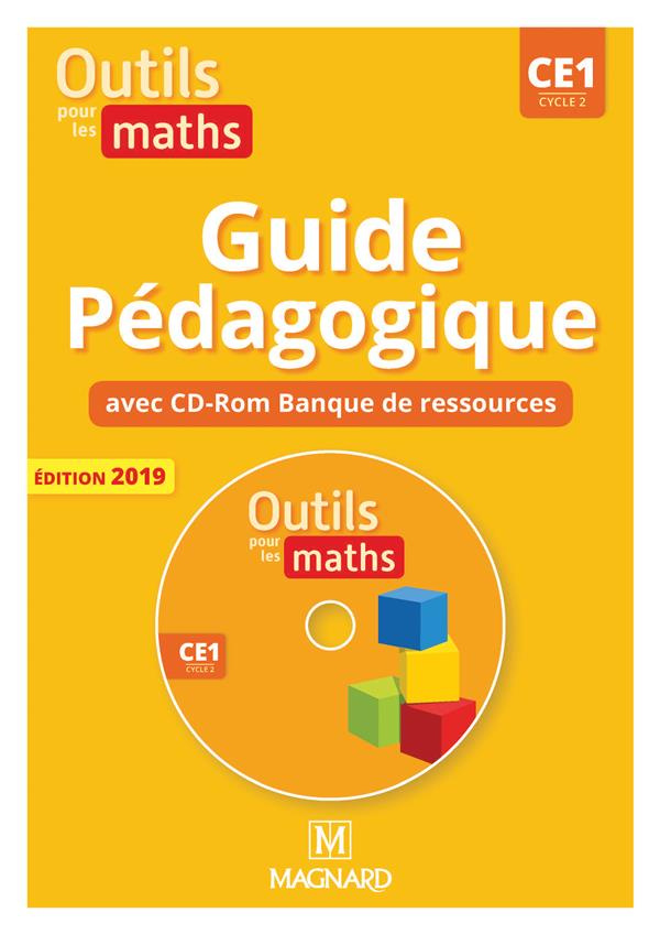 Outils pour les maths CE1 cycle 2. Guide pédagogique, Edition 2019, avec 1 CD-ROM