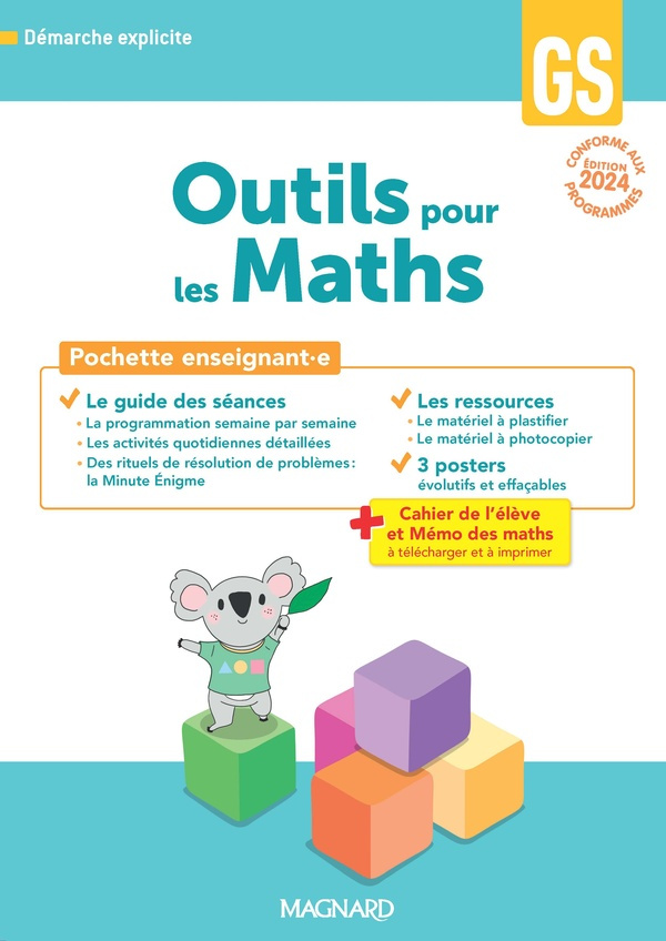 Outils pour les Maths GS. Pochette enseignant.e, Edition 2024