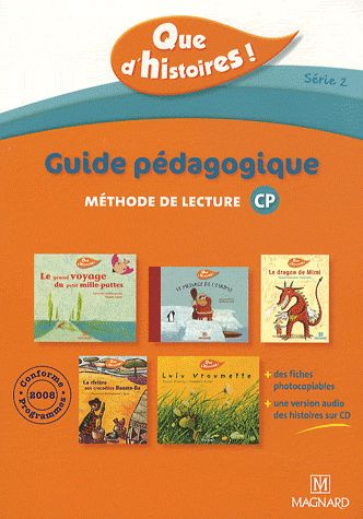 Que d'histoires CP série 2. Guide pédagogique, avec 1 CD audio