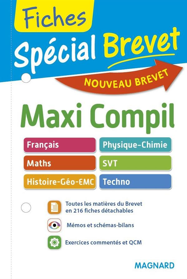 Spécial Brevet - Maxi Compil 3e Spécial Brevet Fiches. Edition 2016