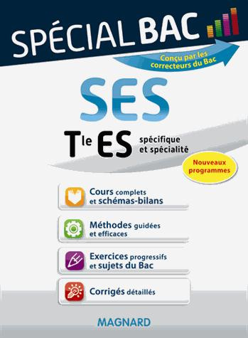 SES Tle ES spécifique et spécialité