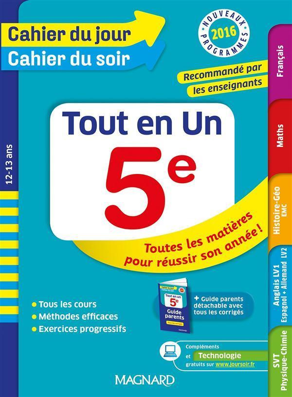 Tout en un 5e. Edition 2016