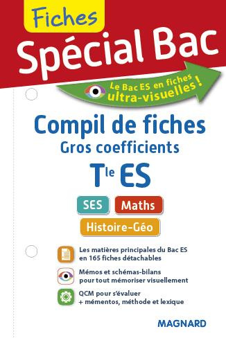 SPECIAL BAC COMPIL DE FICHES GROS COEFFICIENTS TLE ES