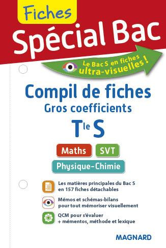 SPECIAL BAC COMPIL DE FICHES GROS COEFFICIENTS TLE S