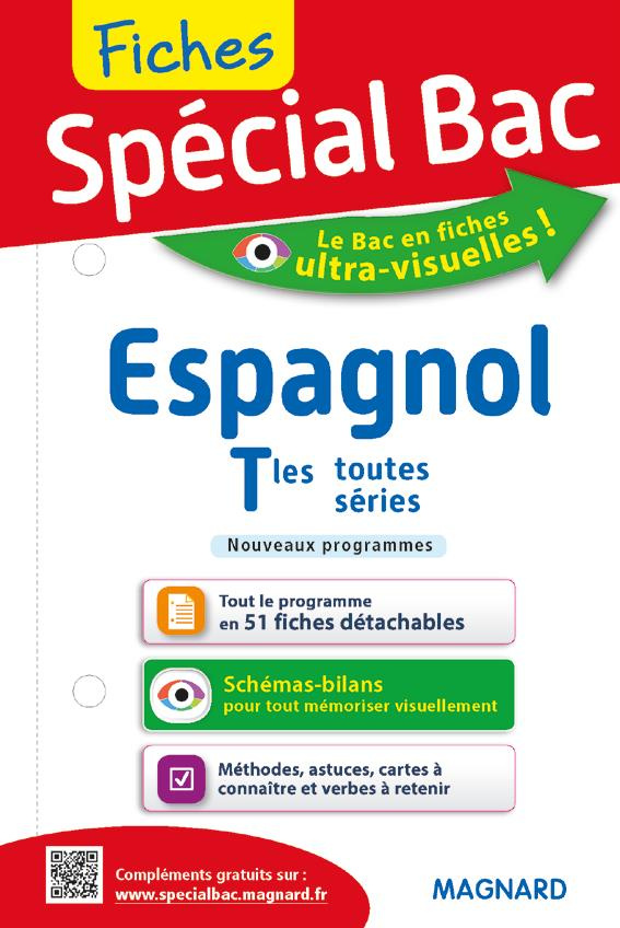 SPECIAL BAC FICHES ESPAGNOL TLE 2018