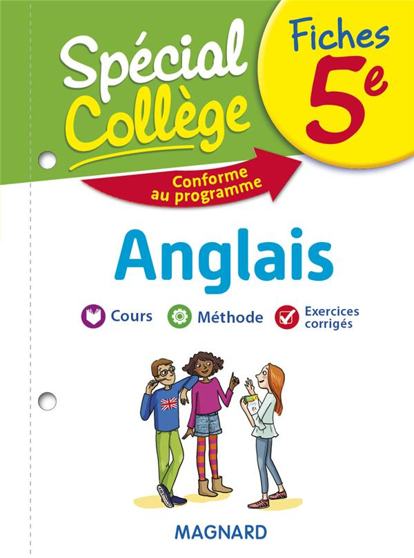 Fiches anglais 5e Spécial Collège. Edition 2019