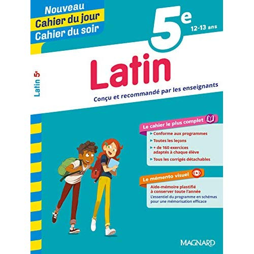 Cahier du jour/Cahier du soir Latin 5e mémento. Edition 2019