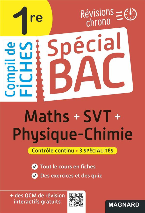 Maths   SVT   Physique-Chimie 1re. Edition 2022