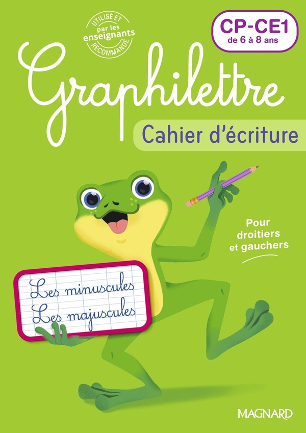 Français CP-CE1 Graphilettre. Cahier d'écriture