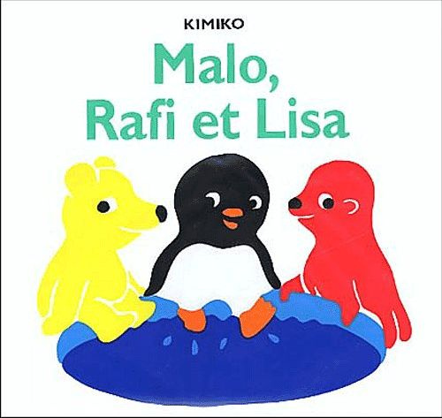 Malo, Rafi et Lisa. Livre de bain