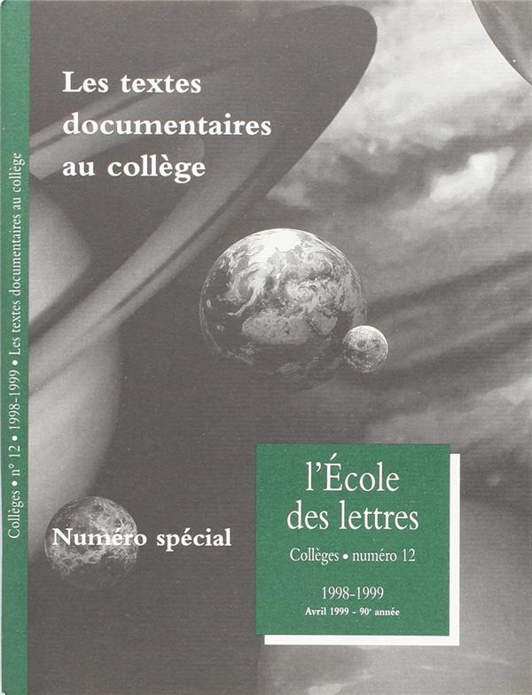 lire et ecrire textes documentair rev