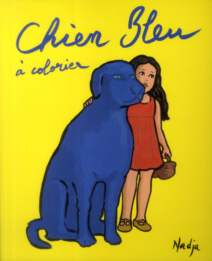 Chien Bleu à colorier