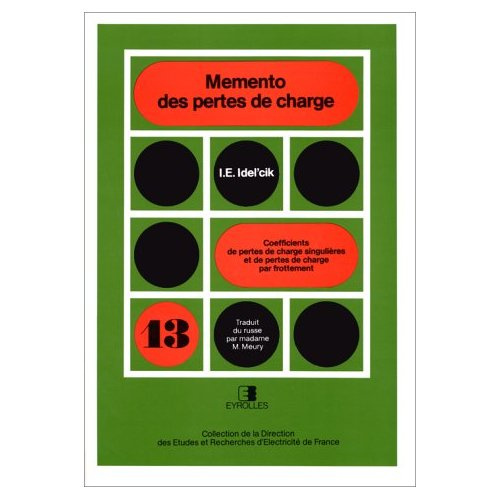 MEMENTO DES PERTES DE CHARGES