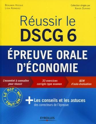 Réussir le DSCG 6. Epreuve orale d'économie se déroulant partiellement en anglais