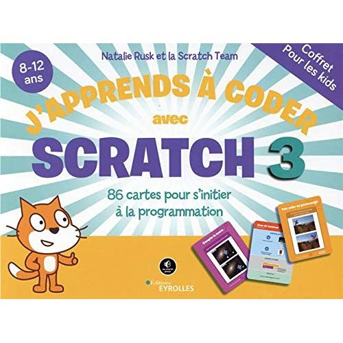 Coffret j'apprends à coder avec Scratch 3. 86 cartes pour s'initier à la programmation