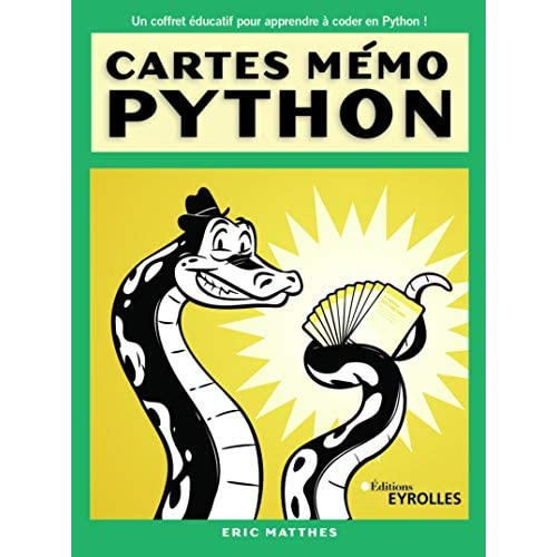 Cartes mémo Python. 101 cartes
