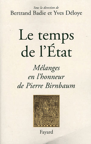Le temps de l'Etat