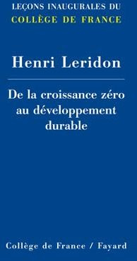 De la croissance zéro au développement durable