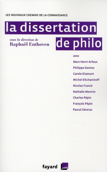 LA DISSERTATION DE PHILO