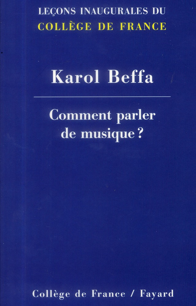Comment parler de musique ?
