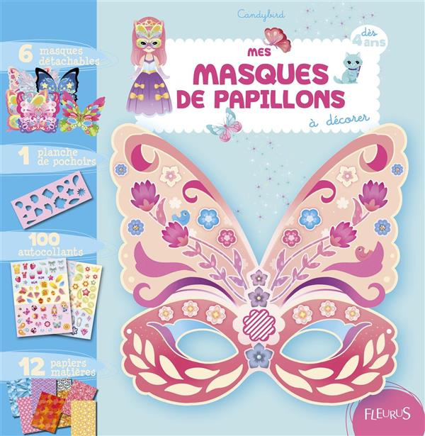 Mes masques de papillons à décorer