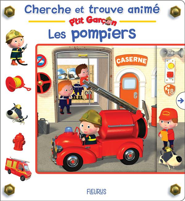 Les pompiers. Cherche et trouve animé