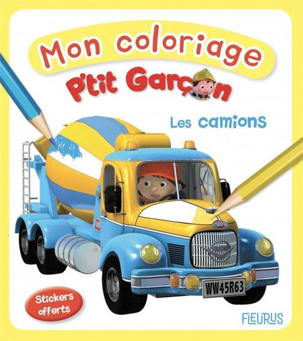 Les camions. Avec des stickers offerts