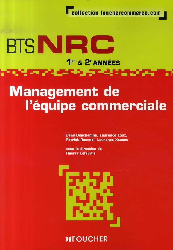 MANAGEMENT DE L'EQUIPE COMMERCIALE BTS NRC