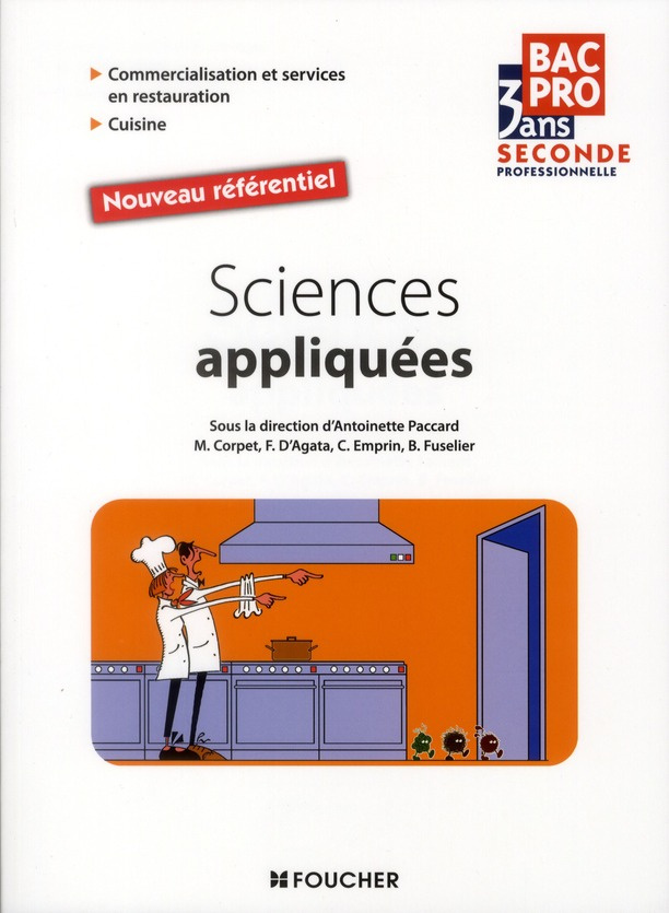 SCIENCES APPLIQUEES SDE BAC PRO