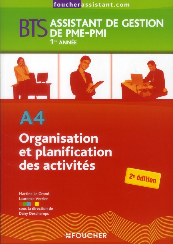 A4 ORGANISATION ET PLANIFICATION DES ACTIVITES BTS