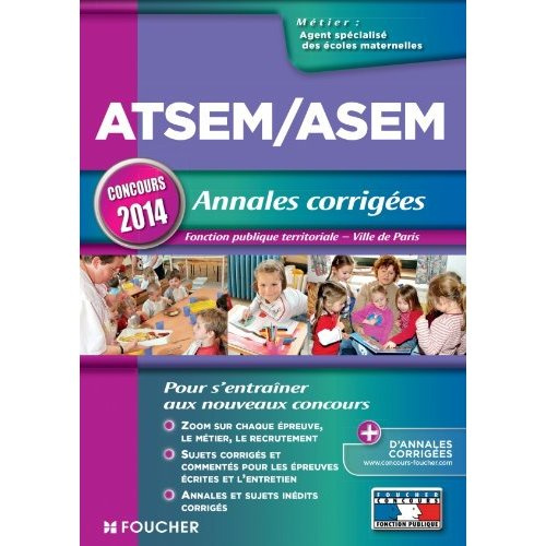 ATSEM/ASEM - ANNALES CORRIGES - CONCOURS 2014
