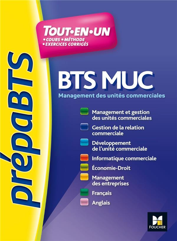 Management des unités commerciales BTS MUC