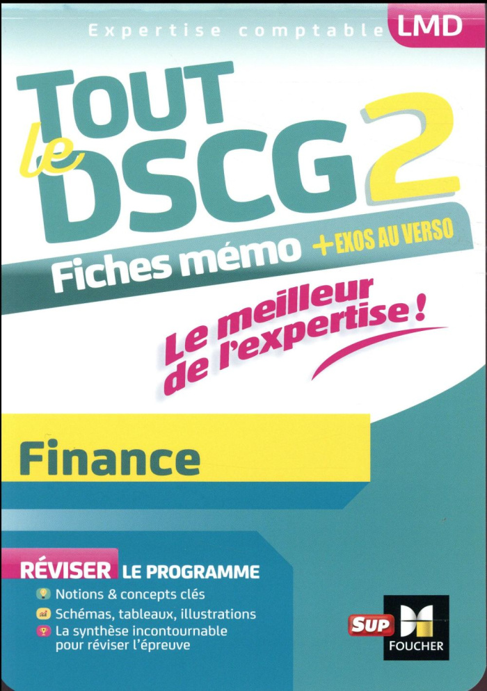 Tout le DSCG 2 Finance. Mémos