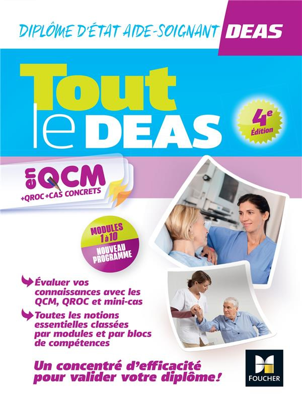 Tout le DEAS en QCM   QROC   cas concrets. Edition 2023-2024