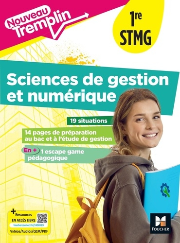 Sciences de gestion et numérique 1re STMG Nouveau Tremplin. Livre élève, Edition 2025